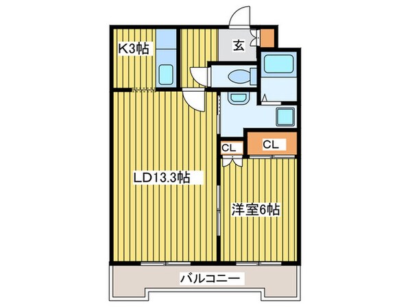 ド－ムポプラの物件間取画像